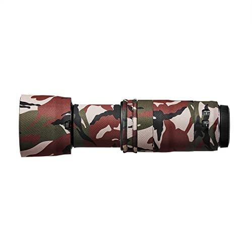 easyCover Lens Protection Camouflage Cover GREEN CAMOUFLAGE Neoprene Lens Protector Cover compatible for Canon RF 100400mm F568 IS USM - Image 1