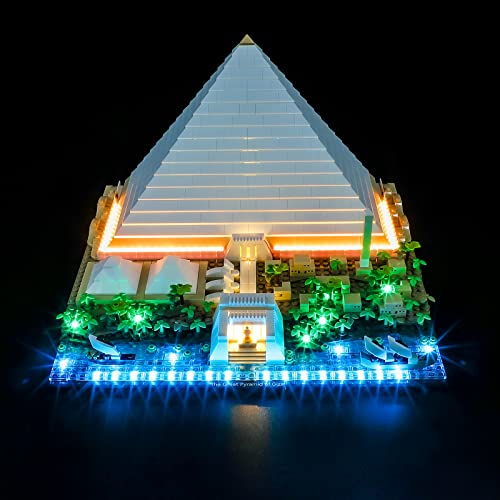 BRIKSMAX Led Lighting Kit for LEGO21058 Great Pyramid of Giza  Compatible with Lego Architecture Building Blocks Model Not Include The Lego Set - Image 1