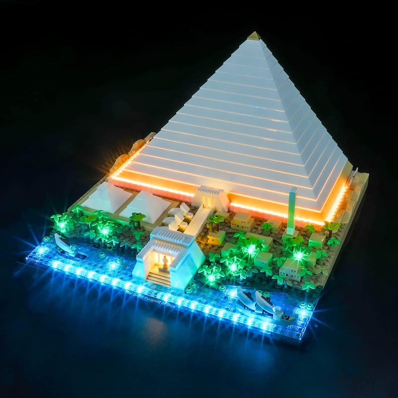 BRIKSMAX Led Lighting Kit for LEGO21058 Great Pyramid of Giza  Compatible with Lego Architecture Building Blocks Model Not Include The Lego Set - Image 3