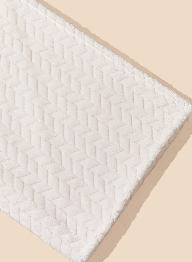 Hanayo Baby Blanket Flannel Cozy Throw Blankets for Newborn Infant and Toddler Super Soft and Warm Receiving Baby Blanket for Boys and Girls(Beige) - Image 4