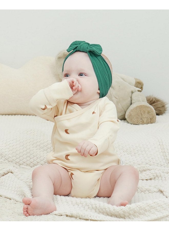 چولي بوز ربطات شعر للبنات من jollybows، ربطات شعر من النايلون، ربطات شعر للأطفال حديثي الولادة، ربطات شعر للأطفال الصغار (4- أحمر، أخضر، أبيض، عيد ميلاد سعيد) - Image 5