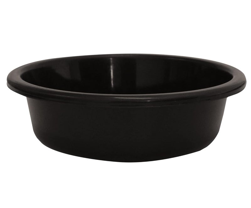 Kuber Industries Kuber Industries Multiuses Unbreakable Plastic Knead Dough Basket/Basin Bowl For Home & Kitchen 6 Ltr- Pack of 2 (Black & Pink) - Image 2