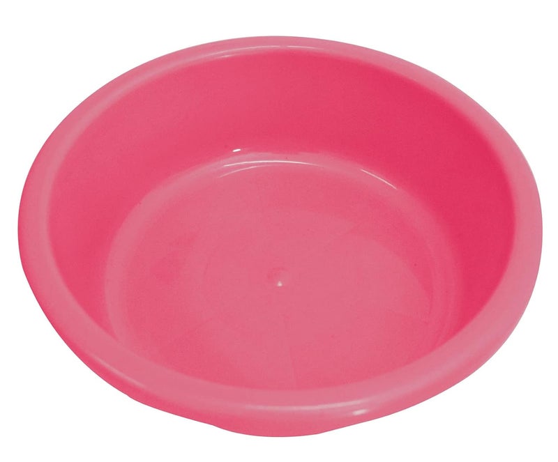 Kuber Industries Kuber Industries Multiuses Unbreakable Plastic Knead Dough Basket/Basin Bowl For Home & Kitchen 6 Ltr- Pack of 2 (Black & Pink) - Image 3