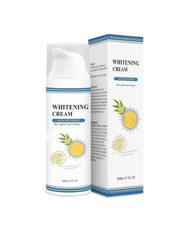 HK Skin Whitening Cream Skin Bleaching Cream for Body Intimate Area Private Parts Underarm Knees Elbows Inner Thigh Bikini Areas Bikini Line Lightening Dark Spot Remover For Intimate Part