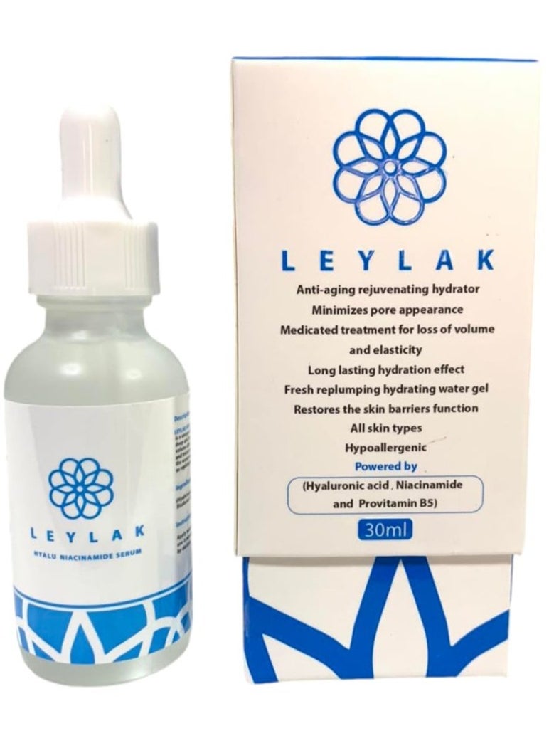 Leylak Leylak Hyaluronic  Acid Niacinamide And Provitamin B5 Serum 30Ml 