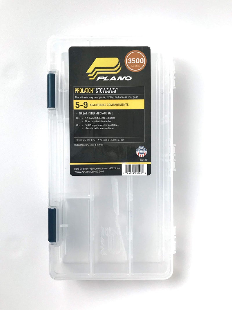 Plano Tackle Boxes,4 pack of 3500 Prolatch Stowaway Tackle Utility Boxes, Fishing Tackle Storage, blue - Image 1