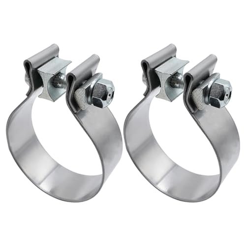 ROADFORMER 3 inch Exhaust Clamp Narrow Band Stainless Steel for Exhaust Pipe, Muffler and Exhaust System Repair (2 Pack) - Image 4