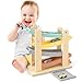 Vanplay Car Ramp Toys for One Year Old Boy Birthday Gifts Wooden Montessori Toys for 1 2 Year Old Race Track Truck Toy with 4 Mini Cars First Christmas Birthday Gifts for Toddlers 1324 - Image 3