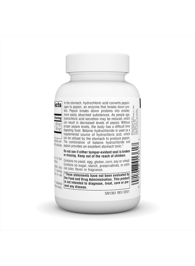 Source Naturals بيتاين HCL 650 ملغ، 90 قرص - Image 3