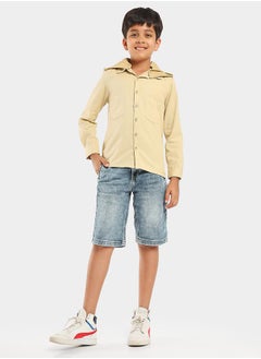 LILPICKS Beige Boys Wear Shirts  - Image 1
