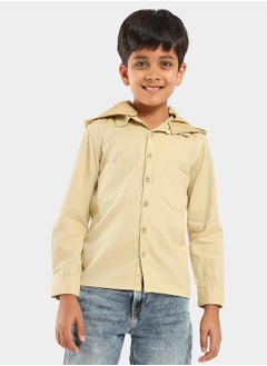 LILPICKS Beige Boys Wear Shirts  - Image 3
