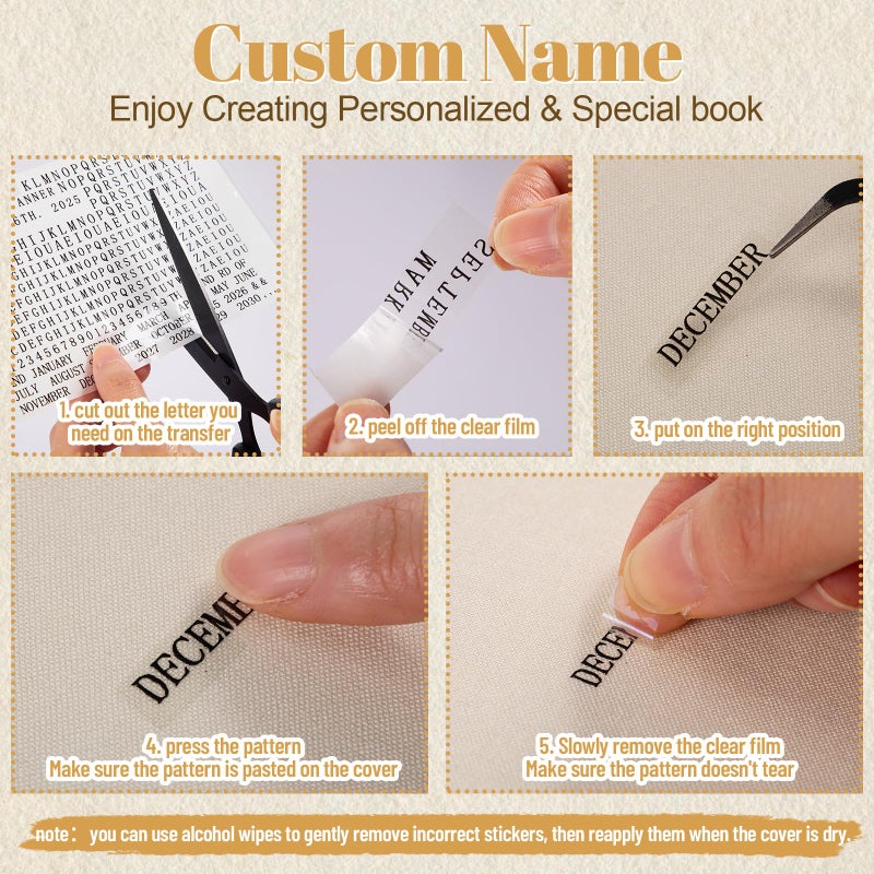 Engrowtic Wedding Officiant Book Personalized Linen Hardcover Journal with Name Sticker, 160 Lined Pages, 5.31 x 8.27 in A5 Notebook, Pastor Minister Sermon Officiant Gift for Wedding Ceremony - Image 4