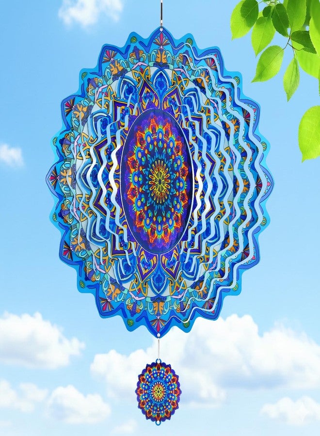 Katinyos 3D Wind Spinner, 12 inch 3D Kinetic Metal Garden Spinners, Rustproof Metal Garden Decor Yard Art, Wind Sculptures Ideal Gift for Homeowners & Garden Lovers - Image 1
