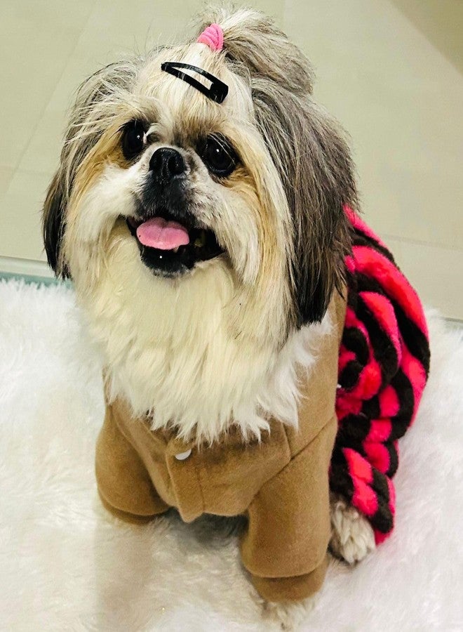 Lulala Premium Winter Dog Clothes for Small Breeds - Warm & Stylish Puppy Jumpsuit | Soft, Cozy & Comfortable Pet Outfit | Fashionable Winter Wear for Dogs - Ideal for Cold Weather - Image 5