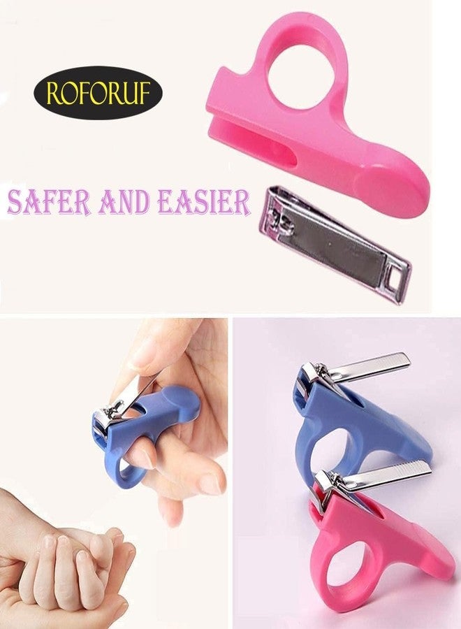 Roforuf Baby Grooming Baby Healthcare Kit Newborn Baby Care Accessories/Baby Essentials Set of Nail Clipper, Scissors, Hair Comb, Brush, Baby Nail Clipper Cover for Toddler/Infant/Baby (Pack of 6) - Image 2