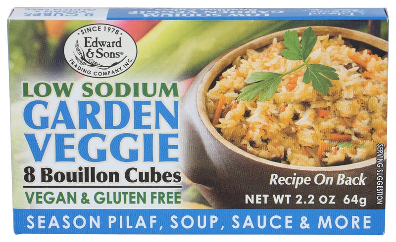 Edward & Sons Edward  Sons Low Sodium Veggie Bouillon Cubes 22 oz - Image 3