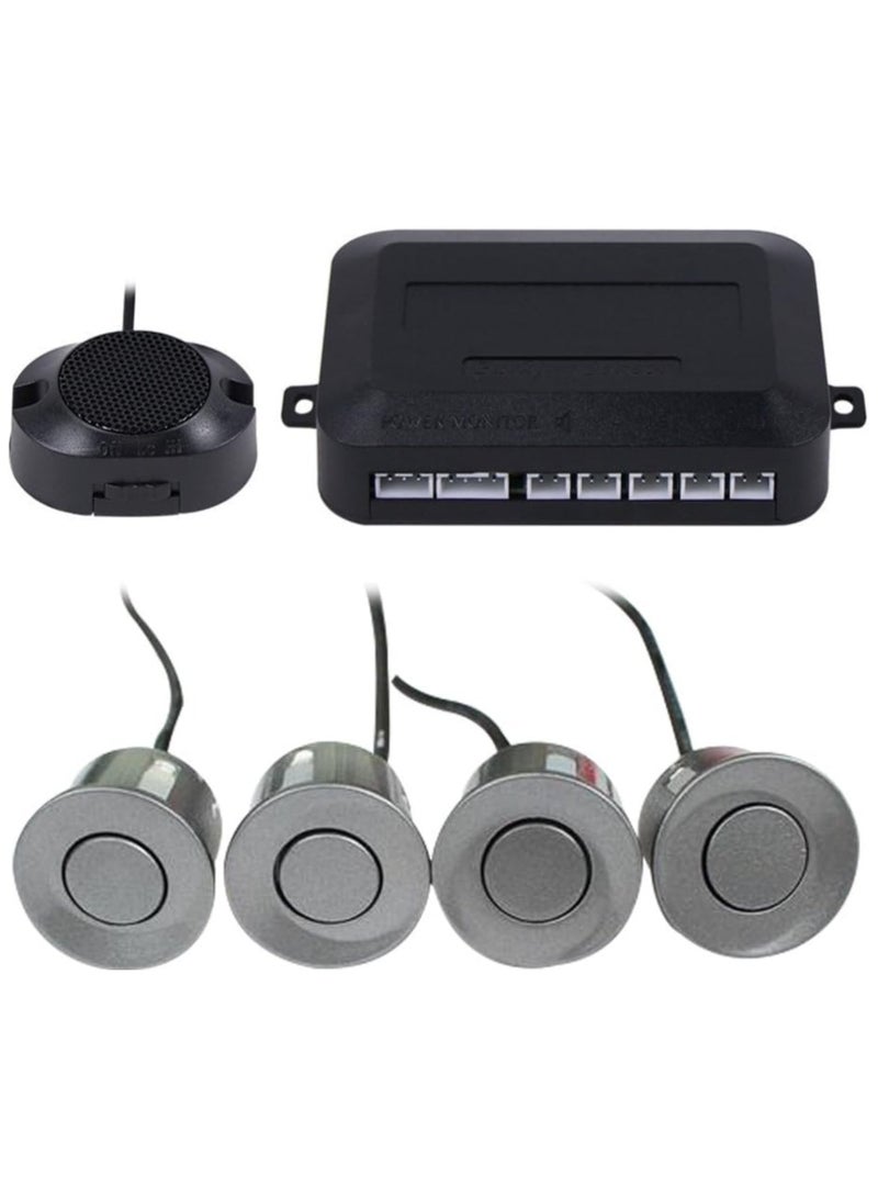 توبيز مستشعر ركن السيارة المضاد للتجمد والمطر من توبي لجميع السيارات مع رادار مراقبة للمساعدة في الرجوع للخلف (رمادي) - Image 1