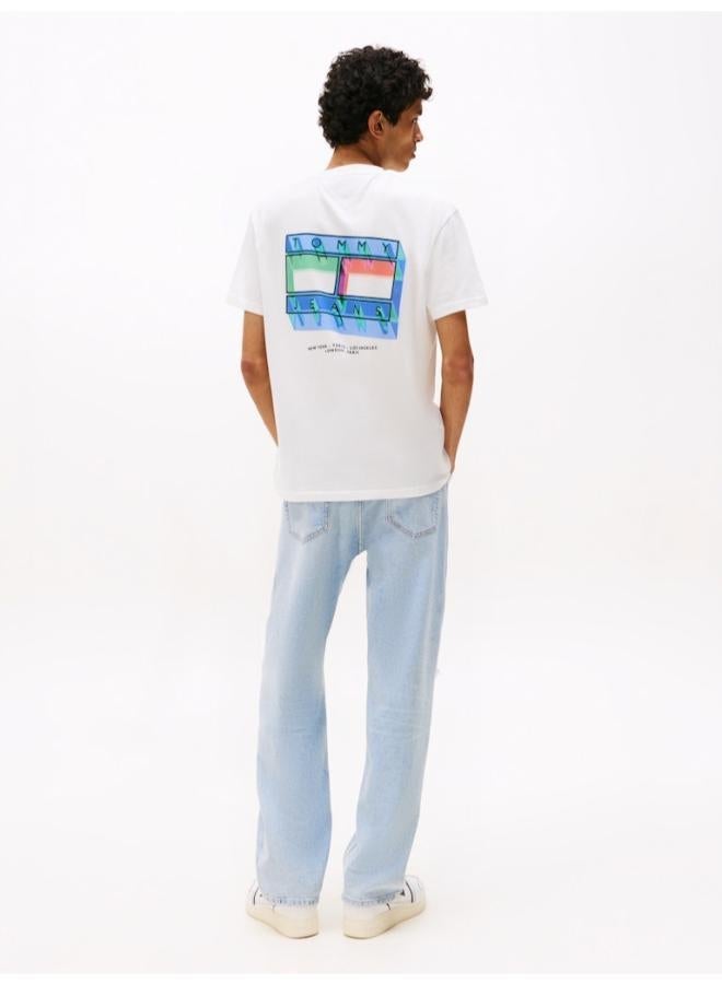 TOMMY JEANS Back Graphic Crew Neck T-Shirt - Image 2