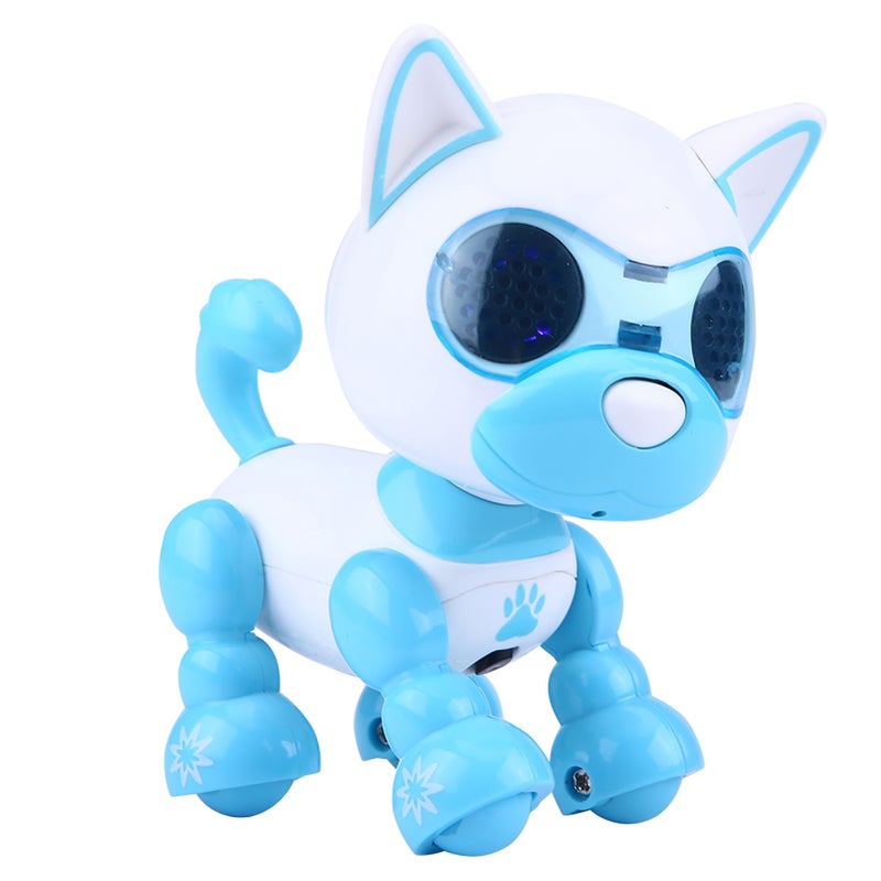 Robot Dog Pet Toy Smart Kids Interactive Walking Sound Puppy LED Record Educational Gift (Blue) - Image 2