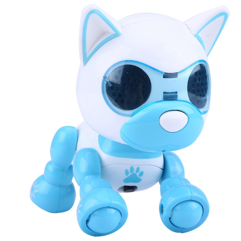 Robot Dog Pet Toy Smart Kids Interactive Walking Sound Puppy LED Record Educational Gift (Blue) - Image 4