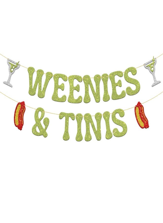 BOBYIYI Weenies & Tinis Banner Hot Dog Drink Theme Decorations Bachelorette Party BBQ Celebration Decor Margarita Birthday Decoration - Image 1