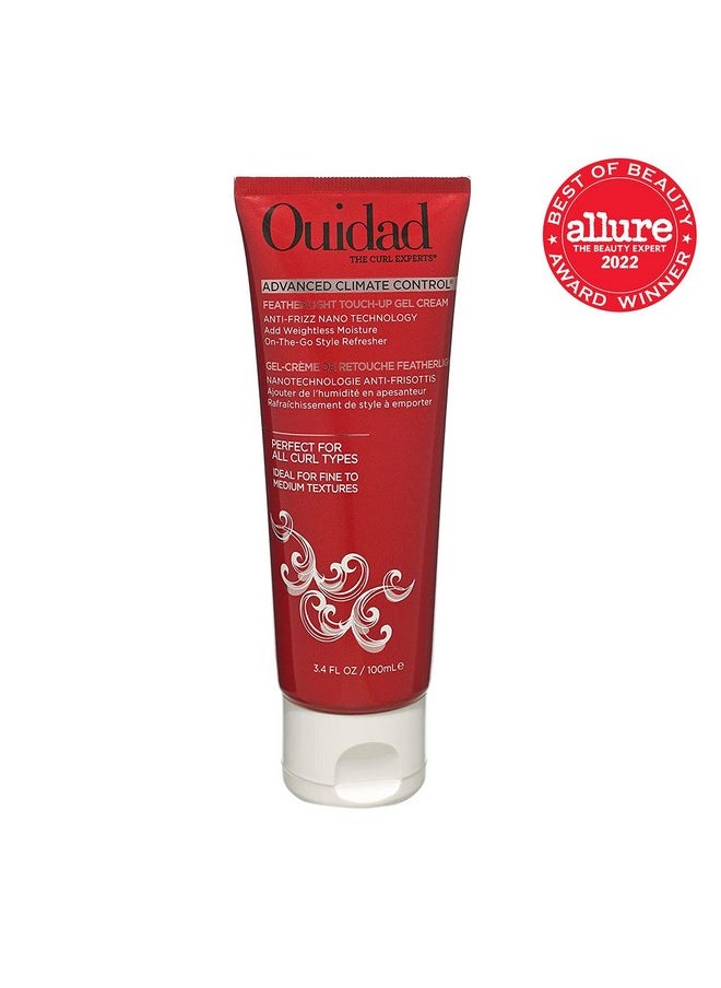 Ouidad Ouidad Advanced Climate Control Featherlight Touch-Up Curl Gel Cream - 3.4 fl oz, Anti-Frizz Nano Technology, On-The-Go Style Refresher, Ideal for Fine to Medium Textures, For All Curl Types  - Image 2