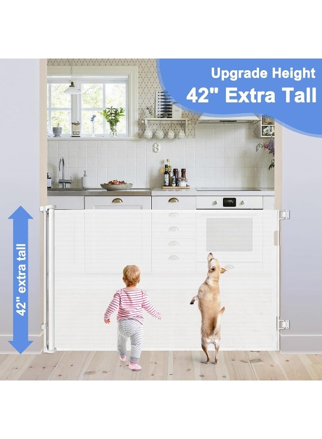 BETERTEK 42" Tall X 75" Wide Retractable Baby Gate - Image 2