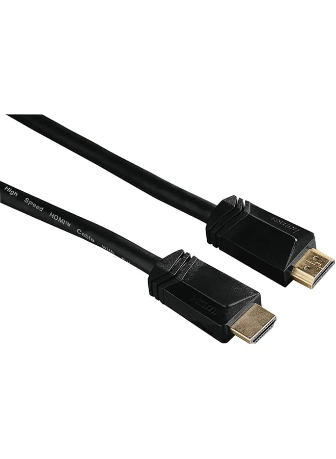 هاما D3122105 كابل HDMI عالي السرعة إيثرنت مطلي بالذهب 3.0 متر