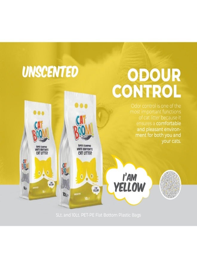 Cat Bentonite Cat Litter Un scented 5 L - Image 2