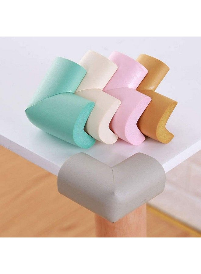 Leeonz حماية زوايا الطاولة من الأطفال واقي حواف ناعم من مطاط الفوم مع شريط 3M زوايا 6 قدم + 4 زوايا رمادي؛ رمادي ثقيل - Image 3