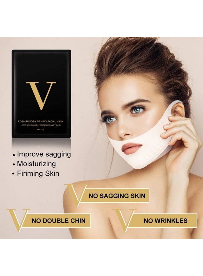 Digital Shoppy 1Pc Double Vshaped Lifting Face Mask Slimming Thin Face Mask Bandage Mask Skin Care Supplies Treatment Double Chin Skin - Image 2