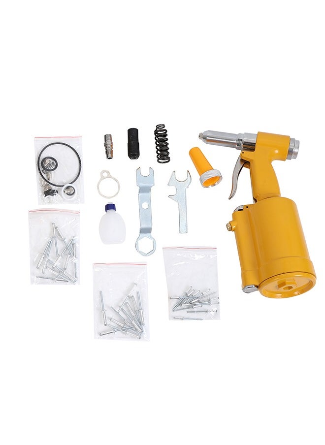 LAWAZIM Air Hydraulic Riveter - Heavy-Duty Pneumatic Rivet Gun with Blind Rivets, Strong High Force, and Quick-Connect Air Fitting - Ideal for Sheet Metal Fastening, Automotive Repair and DIY Projects  - Image 2