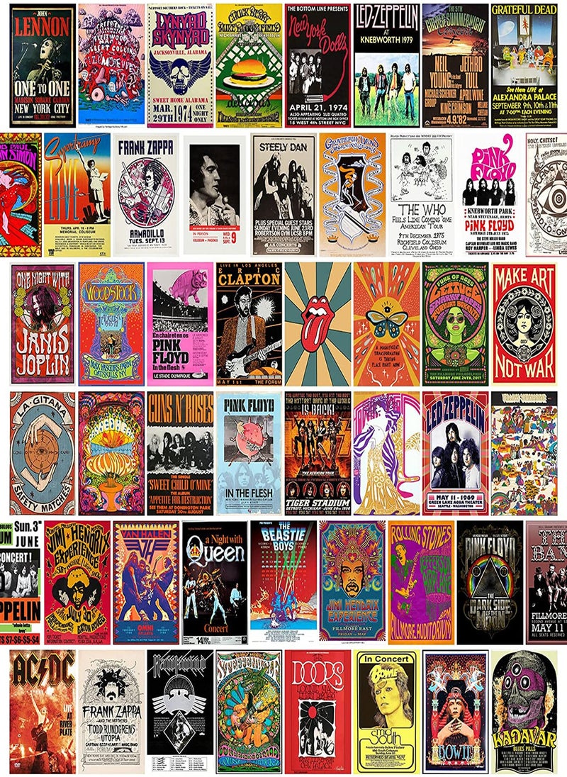 Generic 25 Pcs Classic Rock Stars Music Stickers No Repeat  - Image 1