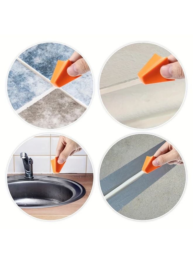 Silicone Caulking Tool Set 1 Large 1 Small Reusable Spatula For Kitchen Bathroom Sealing - Image 3