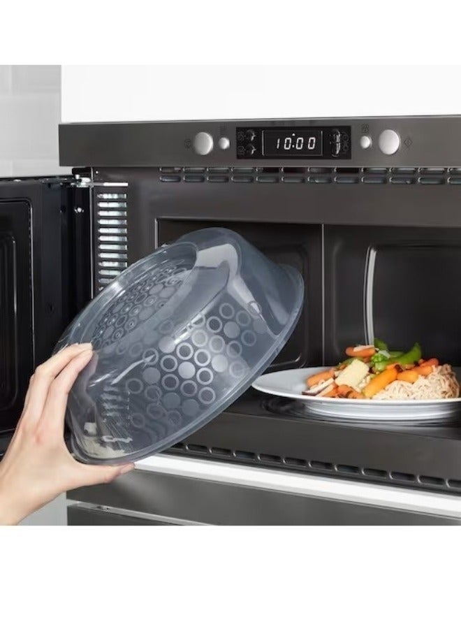 Ikea Microwave Food Cover 26cm for Reheating & Food Protection – Prevents Food Splatters and Mess, Built-In Steam Vent Holes, Keeps Microwave Clean, Lightweight and Easy to Use, Fits Most Plates and Bowls, Dishwasher Safe Kitchen Accessory - Image 3
