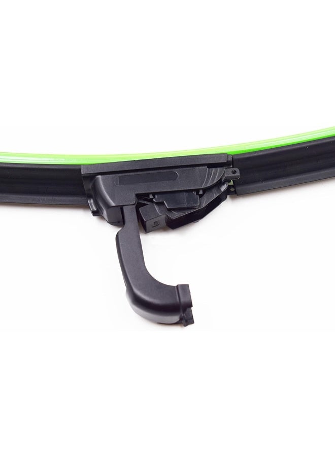 BYSON Wiper Blades, Premium All-Seasons Durable Stable And Quiet OEM Quality U Type Front Windshield Wipers (Set of 2) (14-Inches) - Image 3