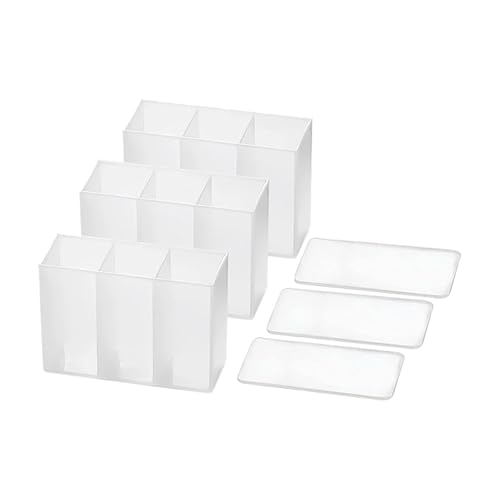 JBM ENTERPRISE Mini Wall Mount Storage Box, 12 Compartment Organizer for Lipstick, Nail Paint, Toothbrush & Makeup Brushes, Multipurpose Desk & Bathroom Organizer for Small Accessories, No Drill - Image 2