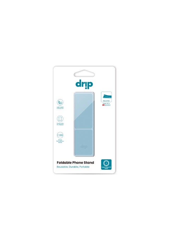 دريب حامل هاتف قابل للطي من Drip – أزرق سماوي (Sierra Blue) | حامل مكتبي قابل للتعديل للهواتف والأجهزة اللوحية - Image 3
