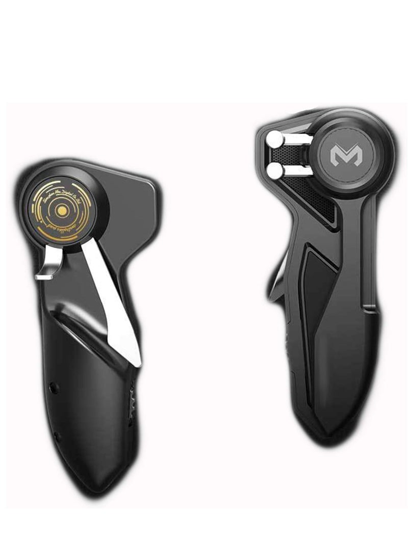 Beauenty 2pcs Game Joystick Trigger Handle 6 Finger L1R1 Shooter Fire Aim on Controller for iPad Tablet PUBG Game Accessories  - Image 1
