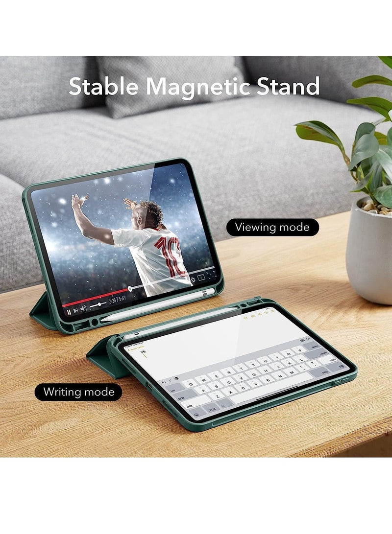 جينيكست حامل ذكي واقٍ ناعم من البولي يوريثان الحراري ثلاثي الطي مع غطاء حامل قلم رصاص لجهاز iPad 10th Generation 10.9 Inch (2022) - Image 3