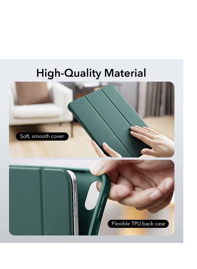 جينيكست حامل ذكي واقٍ ناعم من البولي يوريثان الحراري ثلاثي الطي مع غطاء حامل قلم رصاص لجهاز iPad 10th Generation 10.9 Inch (2022) - Image 2