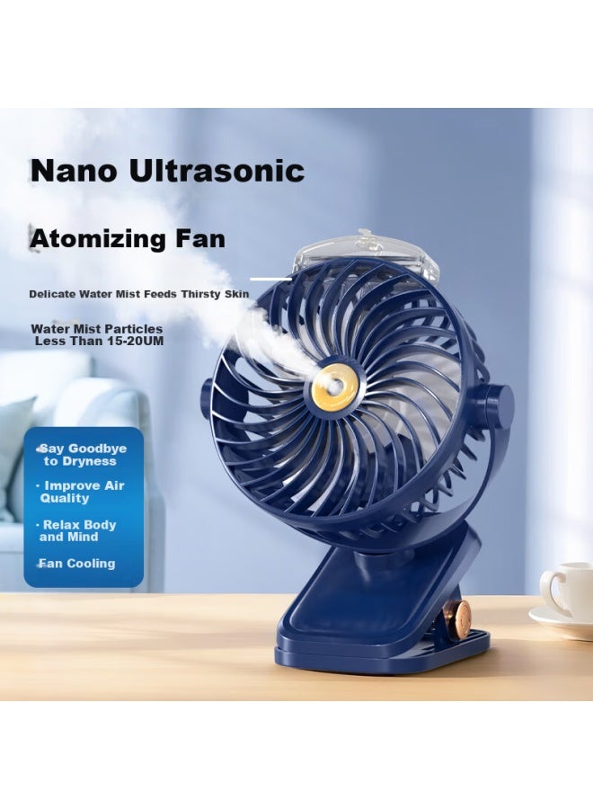 Jin Longxing Jinlongxing Desktop Mini Fan, Office Fan, Usb Fan, For Student Dormitory, Bed, Car, Outdoor, Stroller, Clip-on Small Electric Fan - Image 5