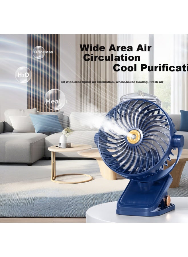 Jin Longxing Jinlongxing Desktop Mini Fan, Office Fan, Usb Fan, For Student Dormitory, Bed, Car, Outdoor, Stroller, Clip-on Small Electric Fan - Image 3