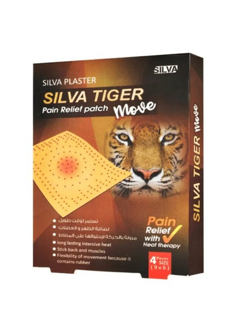 Long acting pain relief patches 4 patches