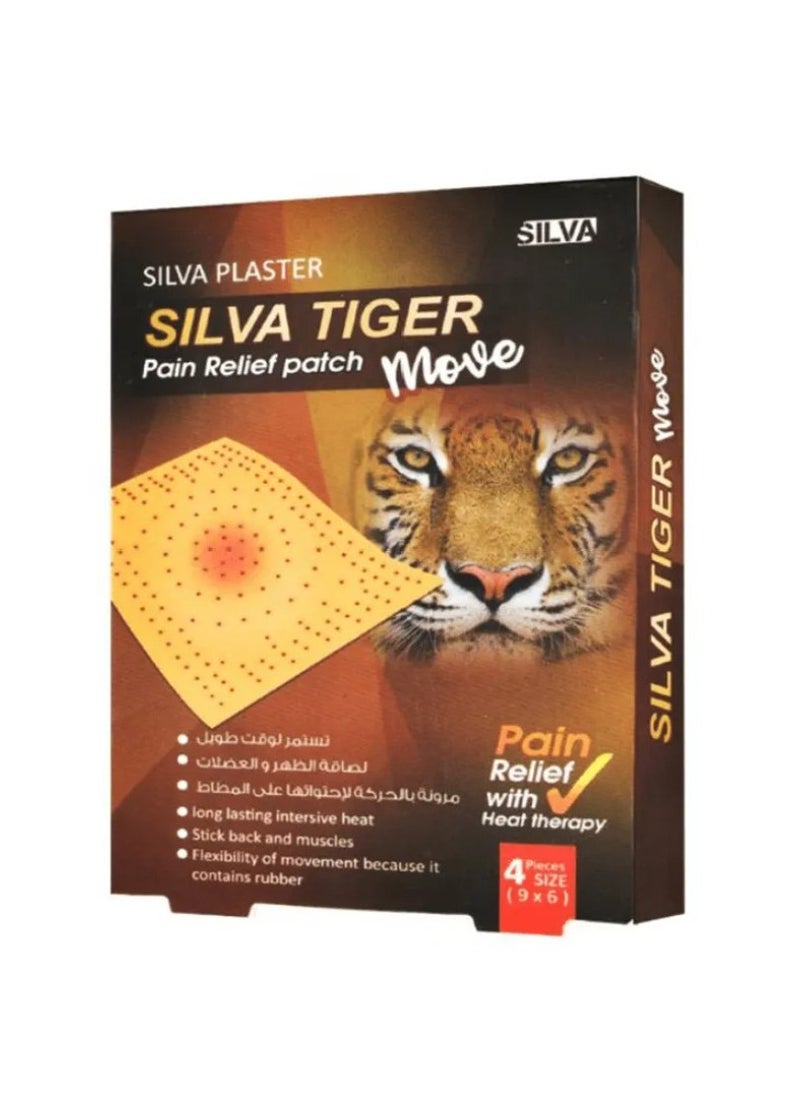 Long acting pain relief patches 4 patches