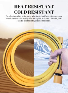 ماركة غير محددة خرطوم حديقة بسمك 1/2 بوصة، أنبوب مياه متين مع سطح أملس يشبه الزجاج لسهولة المناورة حول العوائق  - Image 3