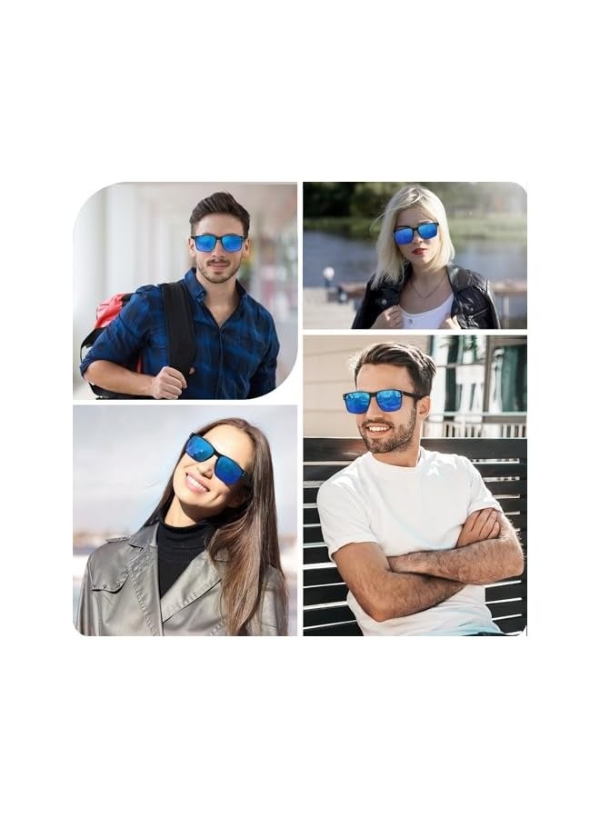 بروماس نظارات شمسية مستقطبة للرجال والنساء نظارات شمسية رياضية كلاسيكية مستطيلة الشكل حماية من الأشعة فوق البنفسجية 400 للرجال والنساء نظارات شمسية رياضية للقيادة في الهواء الطلق وصيد الأسماك - Image 3