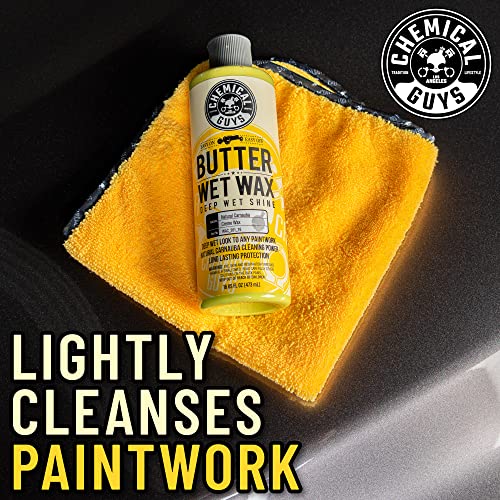 Chemical Guys WAC_201 Butter Wet Wax, Deep Wet Shine for Cars, Trucks, SUVs, RVs & More, 128 fl oz (1 Gallon) Banana Scent - Image 4