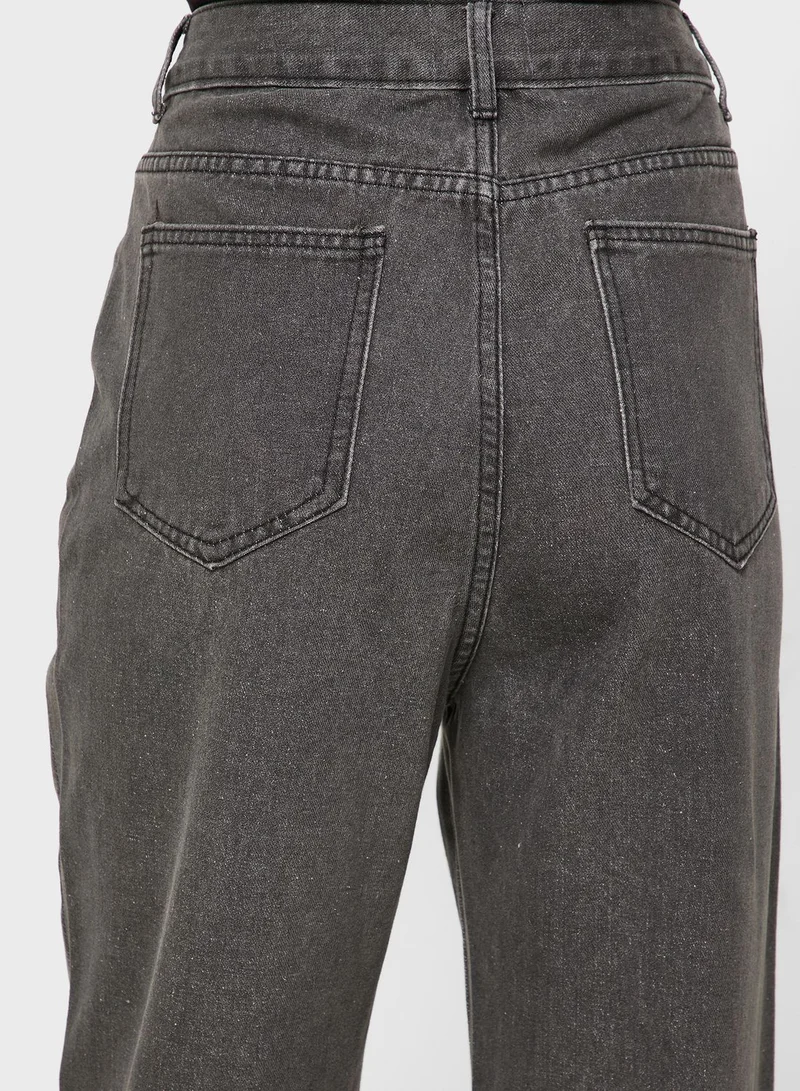 Ginger Slit Hem Detail Jeans
