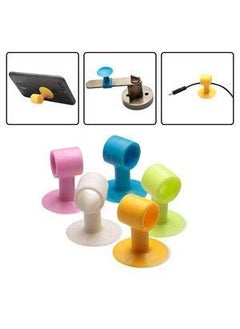 YOZONKY YOZONKY Anti Collision Silicone Door Stopper Door Handle Crash Pad Bumper Guard Rubber Stopper Wall Mute Crash Pad Silencer Multicolor 5 Pcs  - Image 3